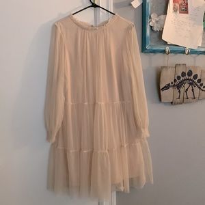 H&M Peach / blush color midi dress